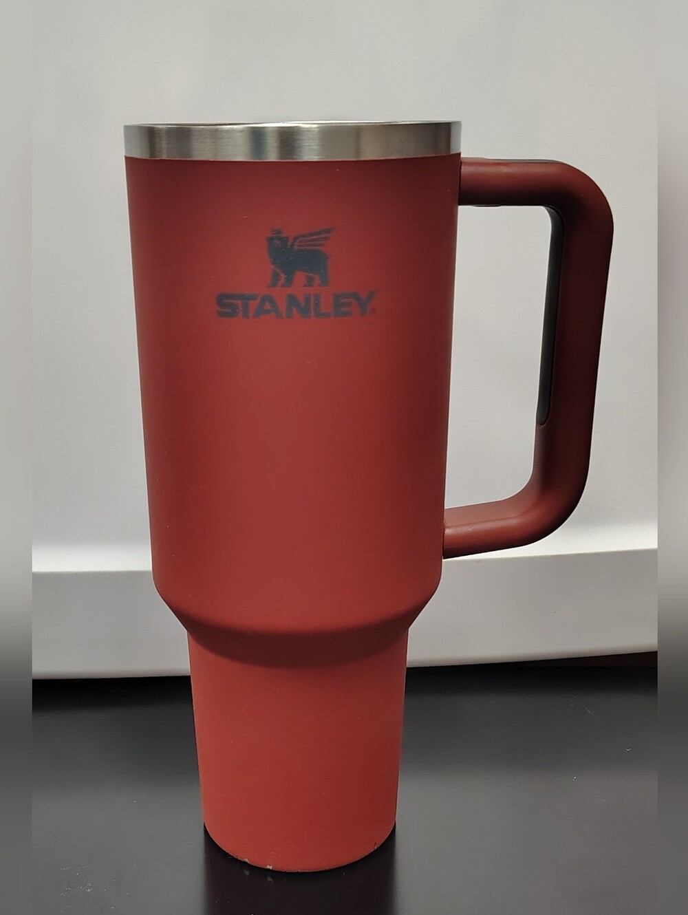 Stanley 40oz Orange Travel Mug with Handle No Lid